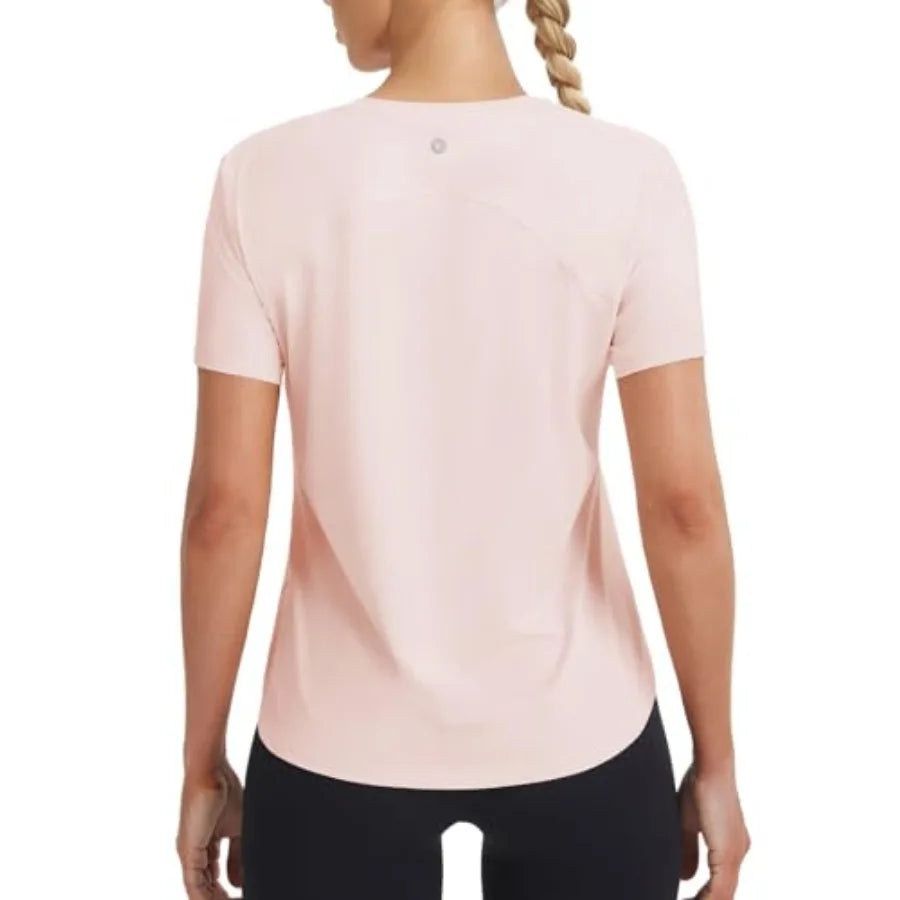 Baleaf Ice Cooling Short Sleeve Top For Women UPF 50+