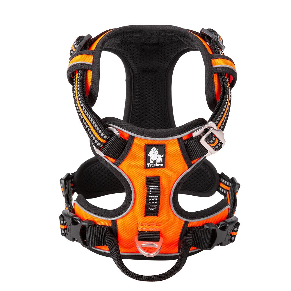 TrueLove Dog Harness Reflective Padded Quick Release Nylon