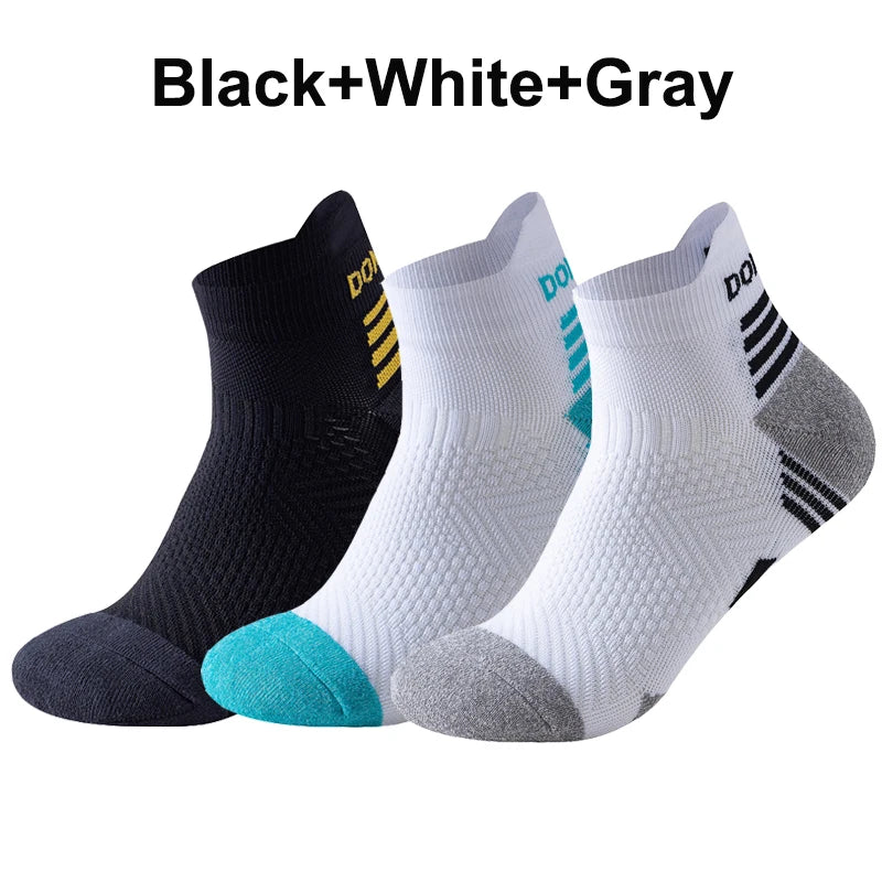 Marathon Running Socks for Men and Women Ankle Cushioned