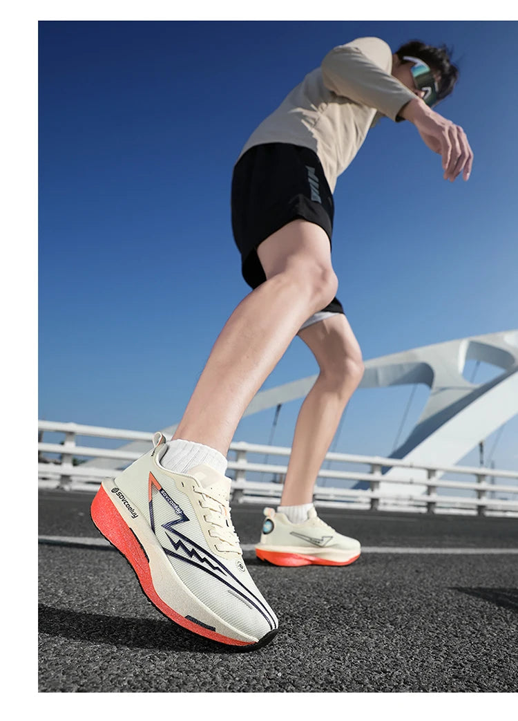 Men Running Shoes Lightweight Breathable Nonslip Sneakers