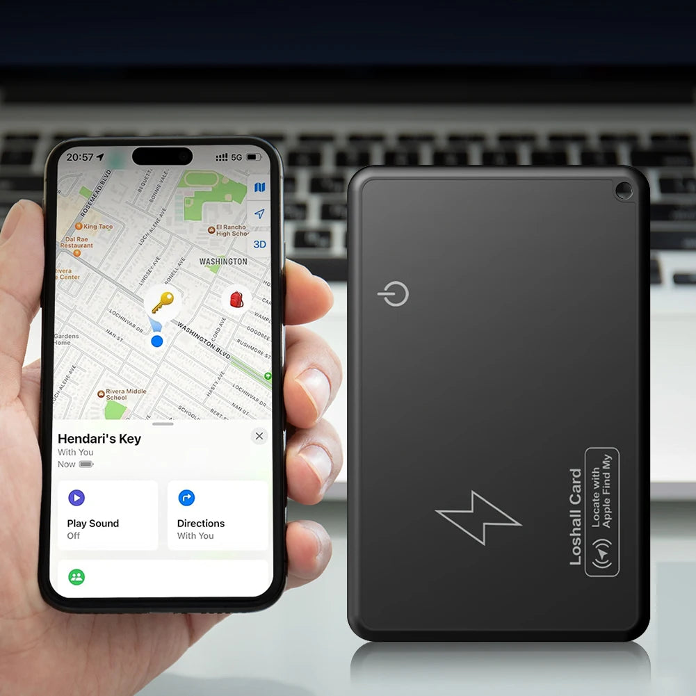 ALLOYSEED Wallet Tracking Card GPS Find My Bluetooth Tracker