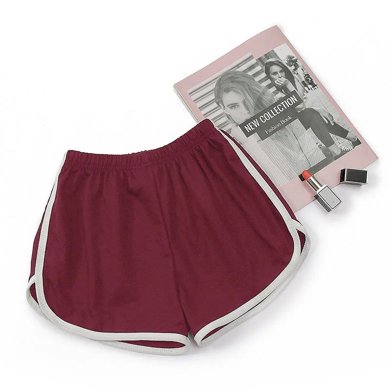 Women Yoga Shorts Breathable Mid Waist Casual Wide Leg