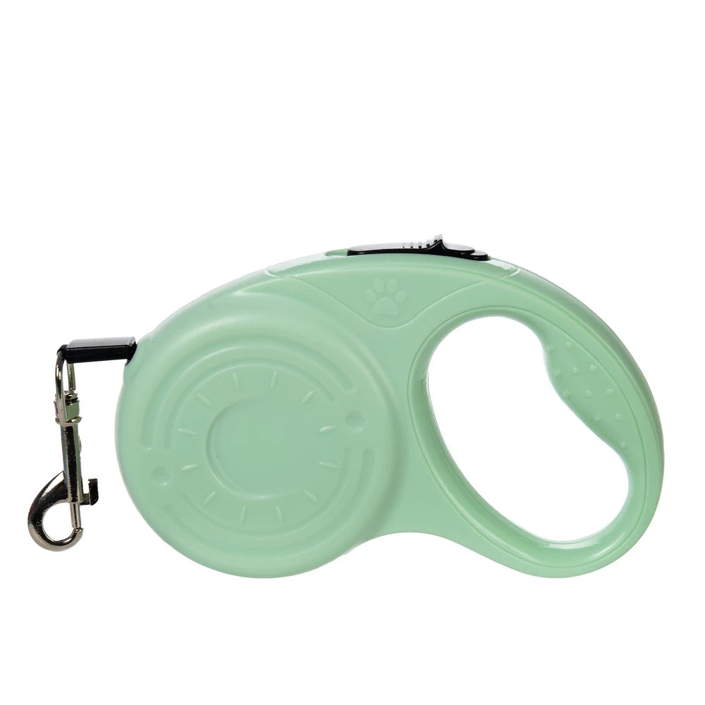 Retractable Nylon Dog Leash With ABS Case Heavy Duty