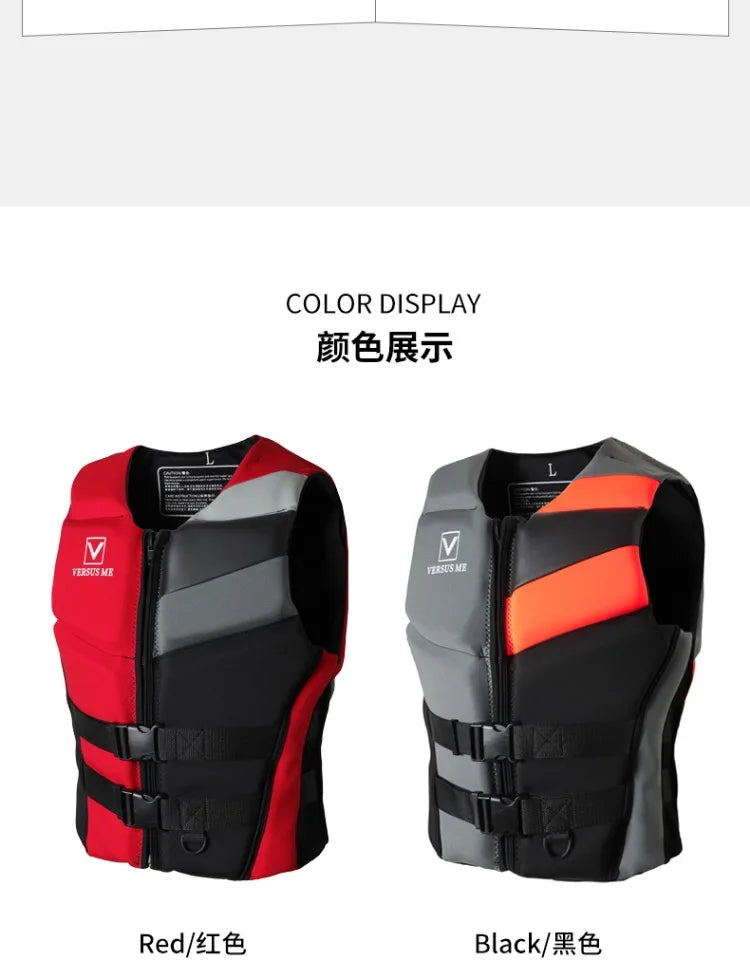Life Jacket For Adults Kayak Jet Ski Wakeboard Sports Vest