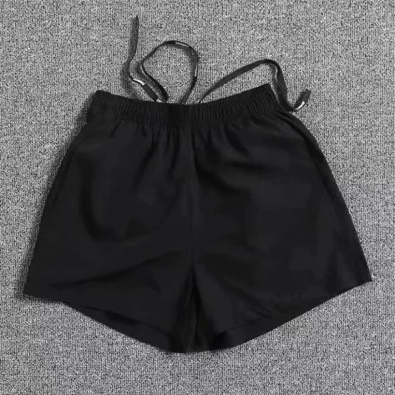 Yoga Shorts for Women Elastic Fitness Running Workout Gym Sportwear