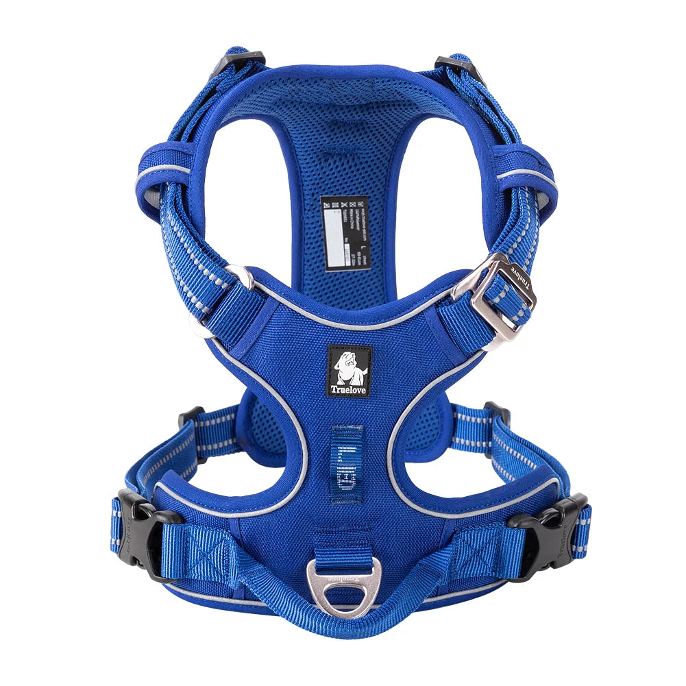 TrueLove Dog Harness Reflective Padded Quick Release Nylon