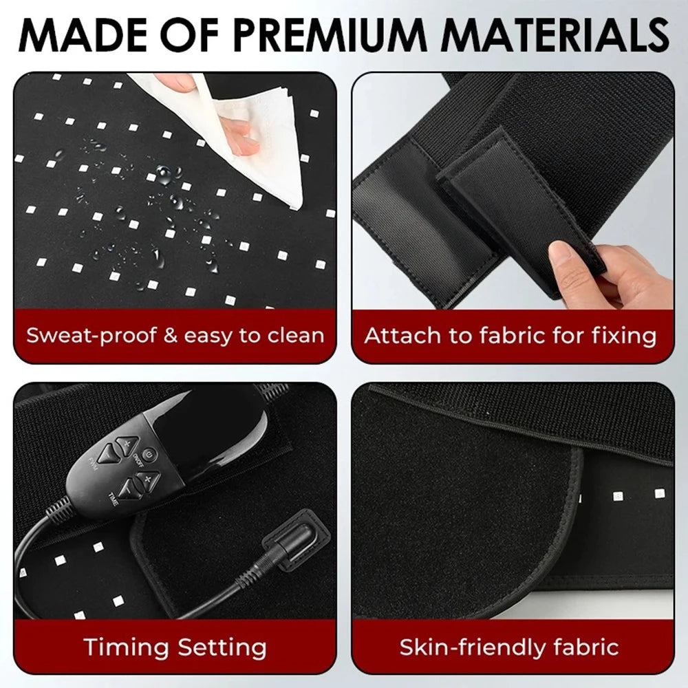 Vilnason Red Infrared Light Therapy Pad 660nm 850nm For Body