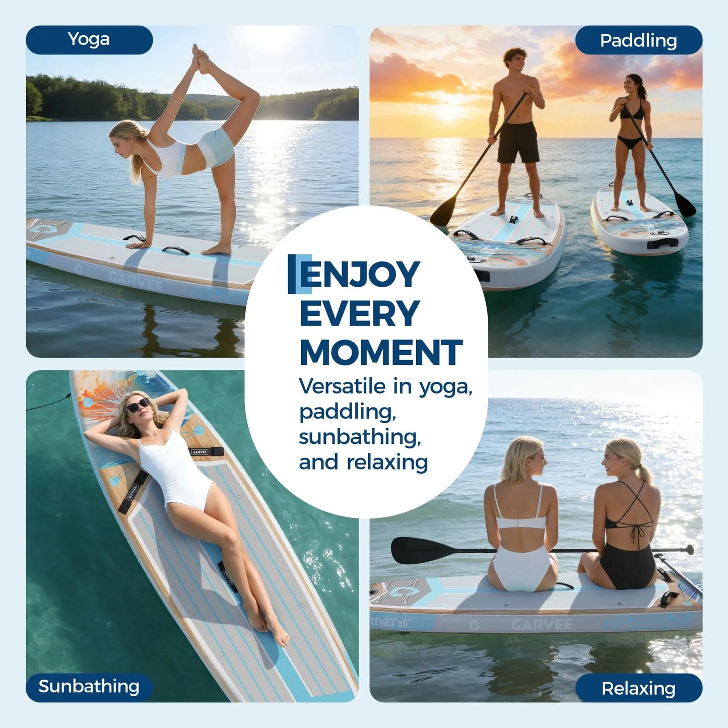 HiMISS Inflatable SUP With Premium Accessories And Camera Mount