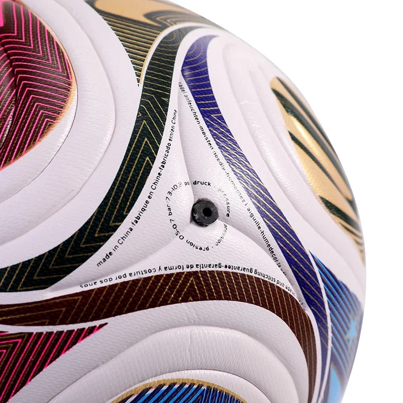 LISM Soccer Ball PU Leather Seamless Wear Resistant