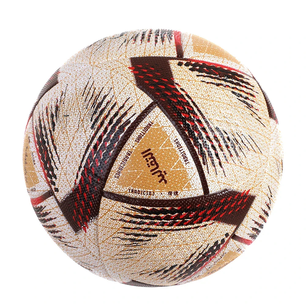 LISM Soccer Ball PU Leather Seamless Wear Resistant