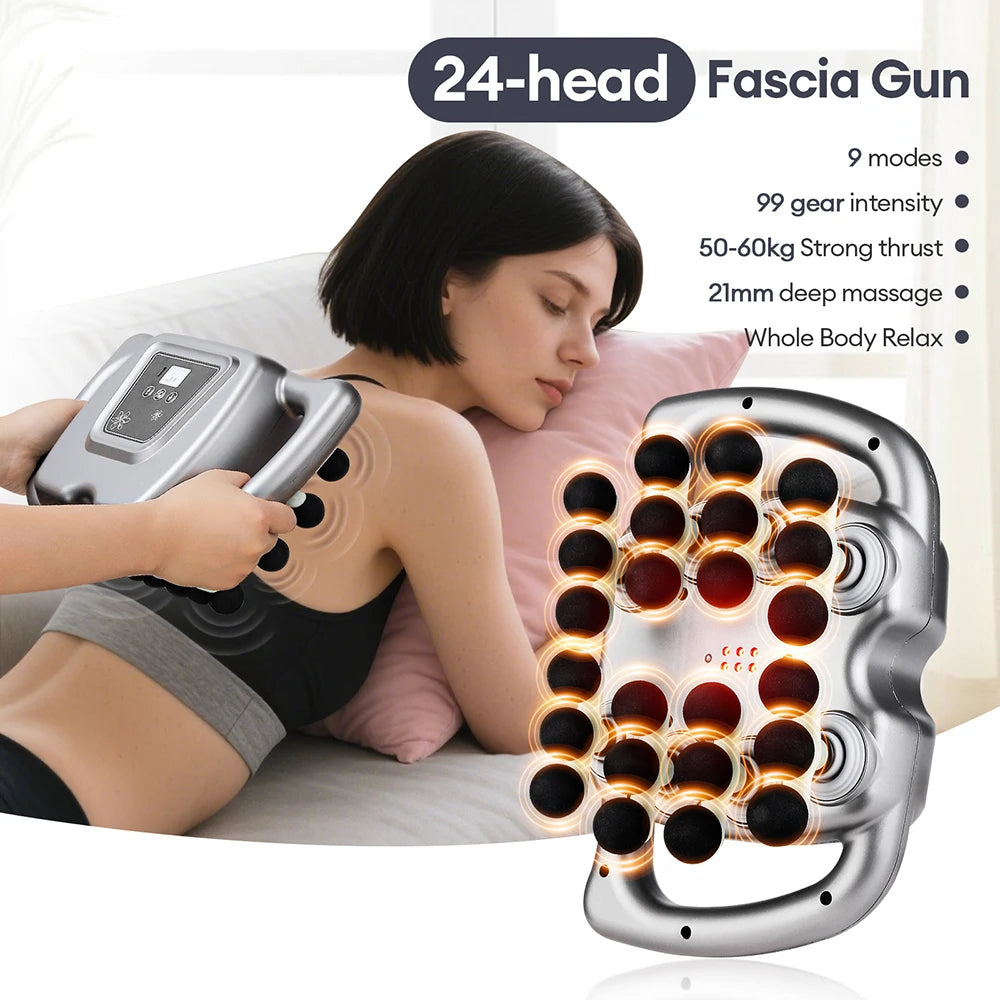 iebilif Fascia Gun 9 Modes for Back Neck Shoulders Massage