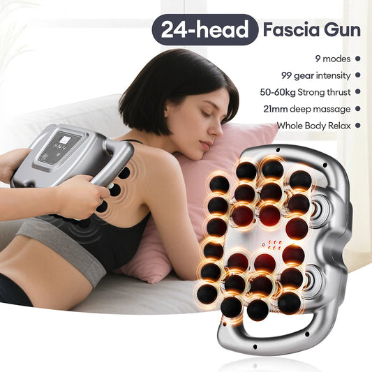 iebilif Fascia Gun 9 Modes for Back Neck Shoulders Massage