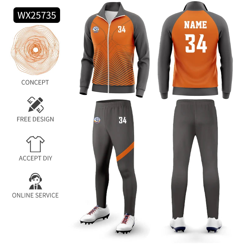 JianfeiCN Full Zip Fleece Tracksuit For Men And Women