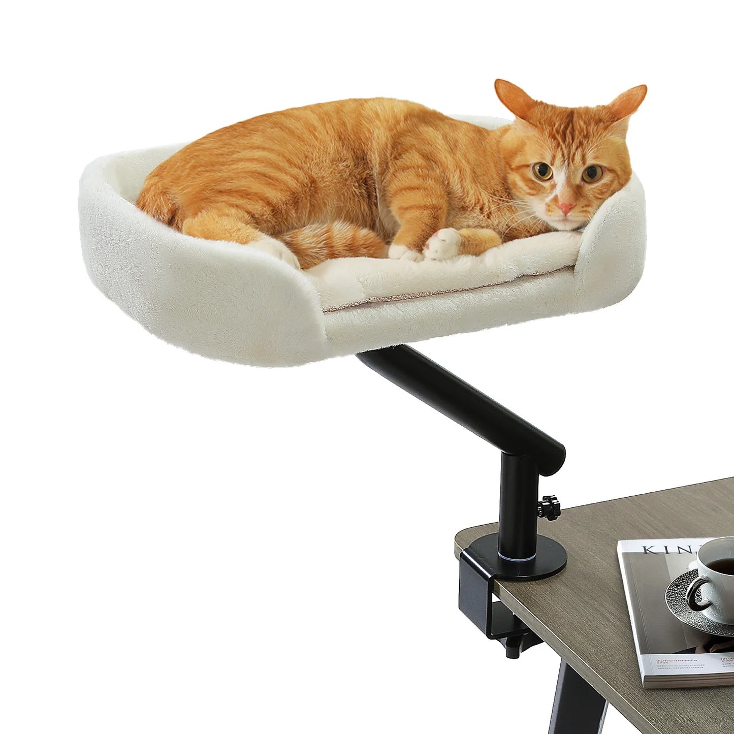 PAWZ Road Cat Desk Bed Rotatable Hammock Stand Indoor Cats