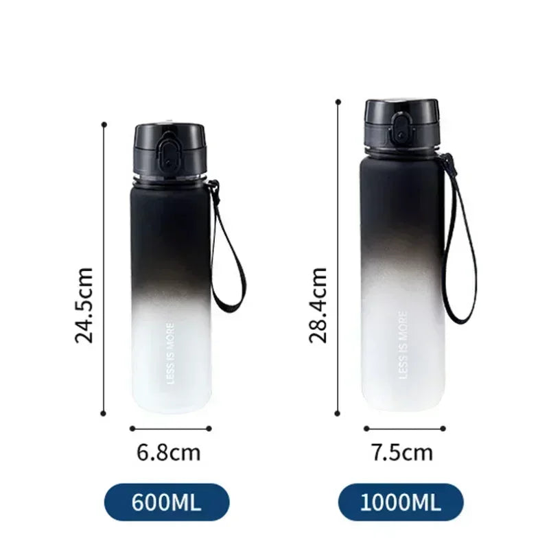 Plastic Sports Water Bottle Leak Proof For Outdoor Travel Gym