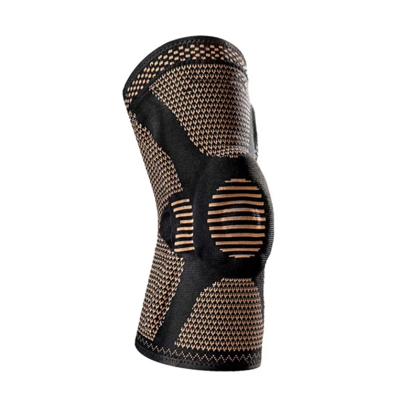 Orthopedic Knee Brace Support Adjustable Copper Nylon Patella Protector