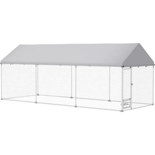 Heavy Duty Dog Kennel With Waterproof Roof And Secure Lock