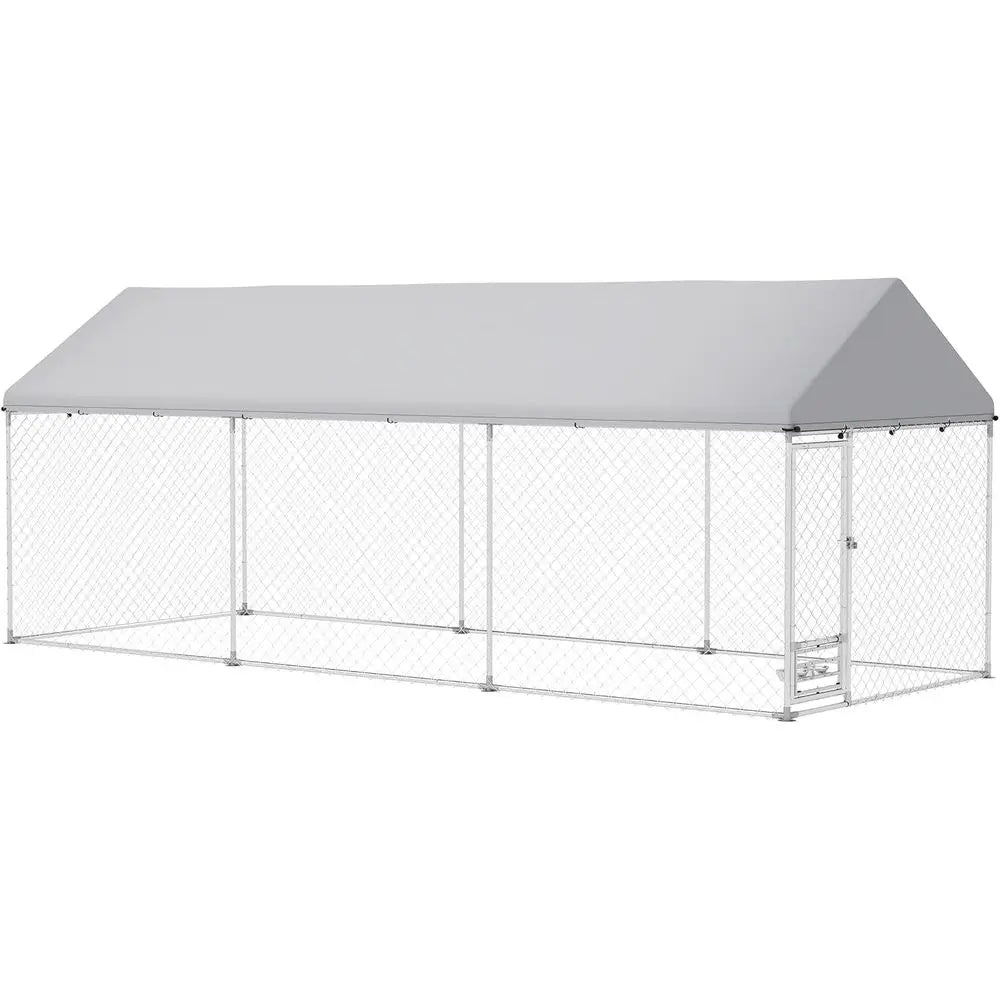 Heavy Duty Dog Kennel With Waterproof Roof And Secure Lock
