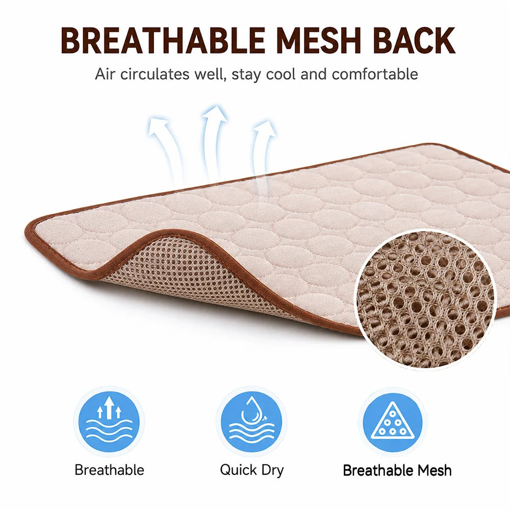 Pet Ice Cooling Orthopedic Mat Pad Bed For Cats Dogs