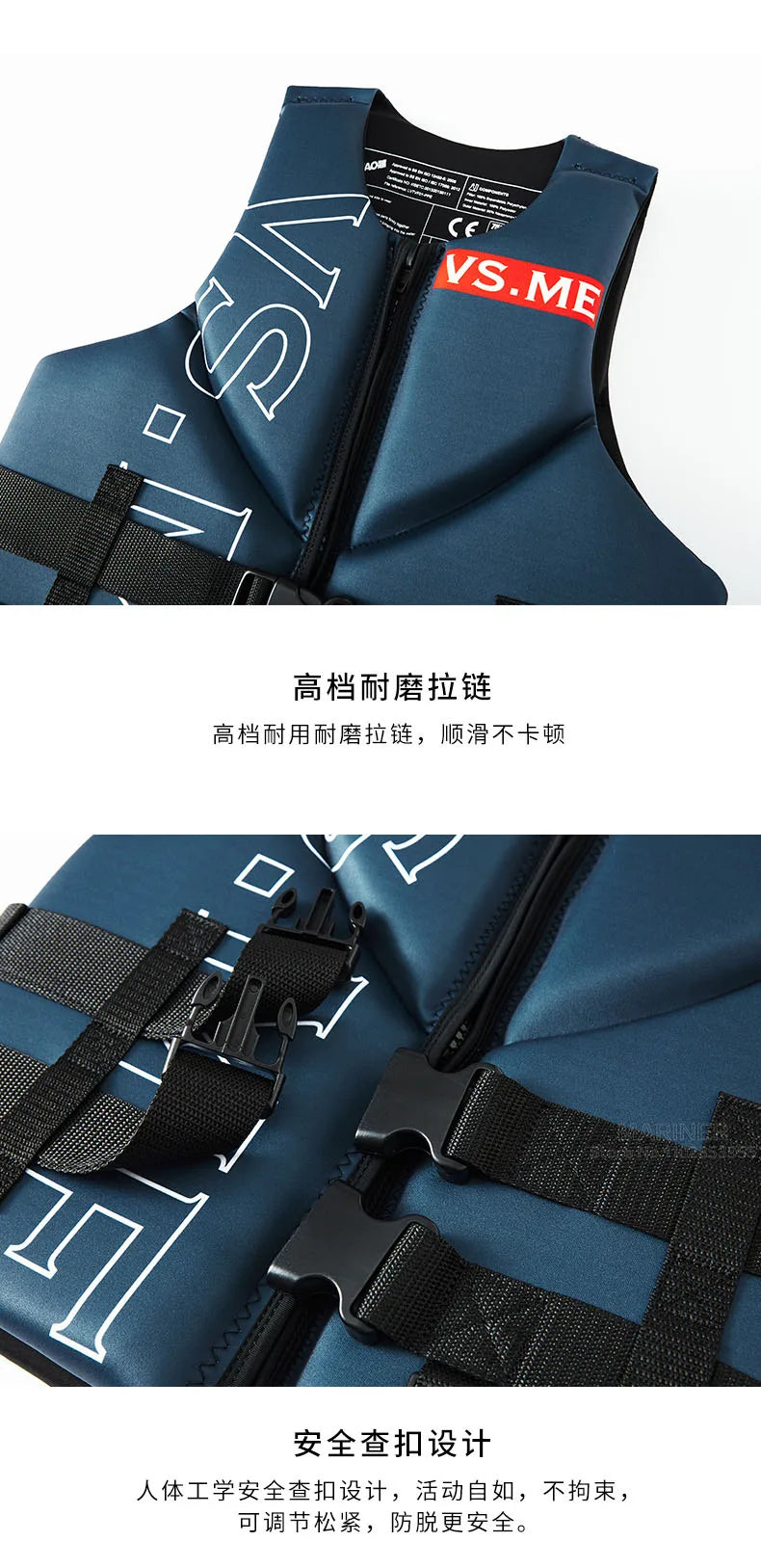 Life Jacket For Adults Kayak Jet Ski Wakeboard Sports Vest