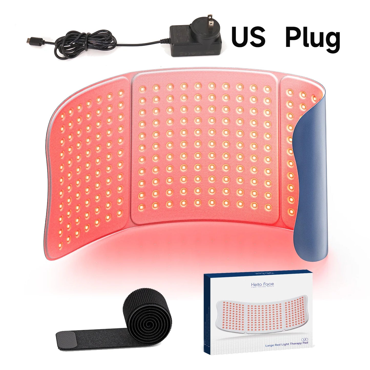 Hello Face Near Infrared Light Therapy Mat 660nm 850nm Portable