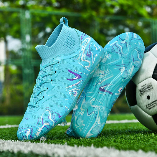 Professional Men's Football Shoes Breathable Lightweight Outdoor Cleats