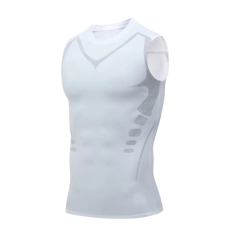 Men's Quick Dry Compression Tank Top for Gym and Workout