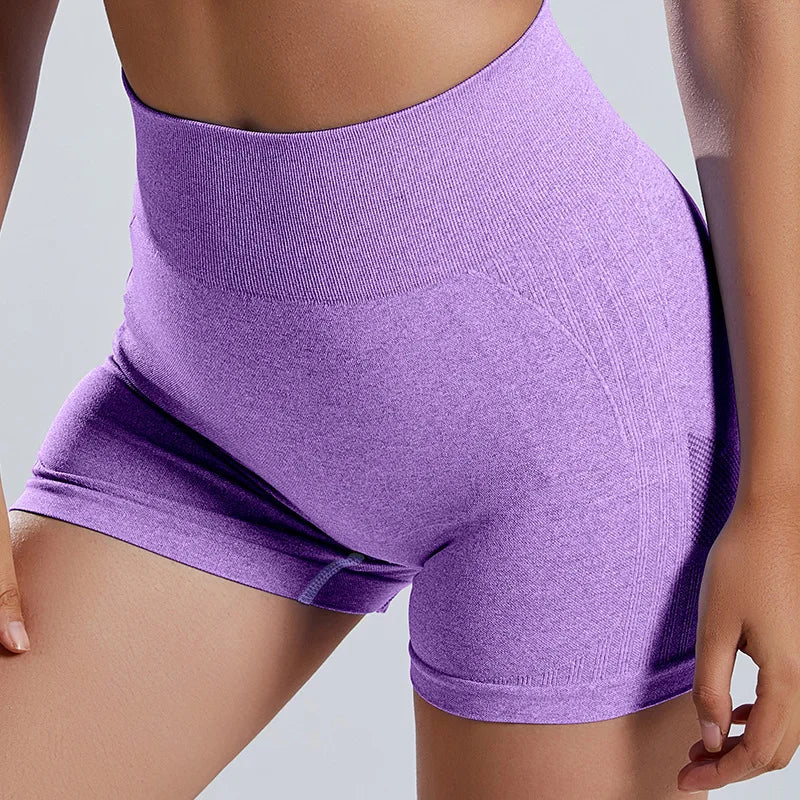 Women Yoga Shorts High Waist Workout Tights for Gym and Running