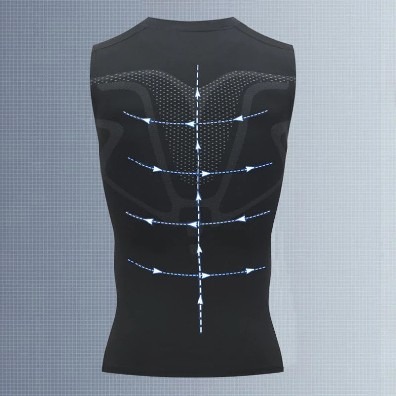 Men's Quick Dry Compression Tank Top for Gym and Workout