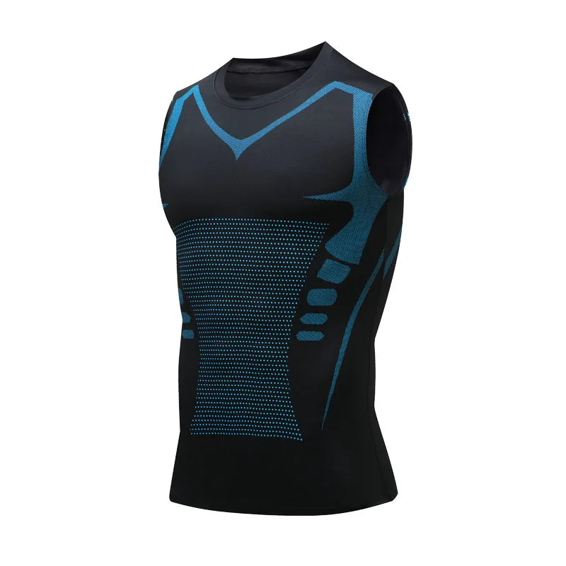 Men's Quick Dry Compression Tank Top for Gym and Workout