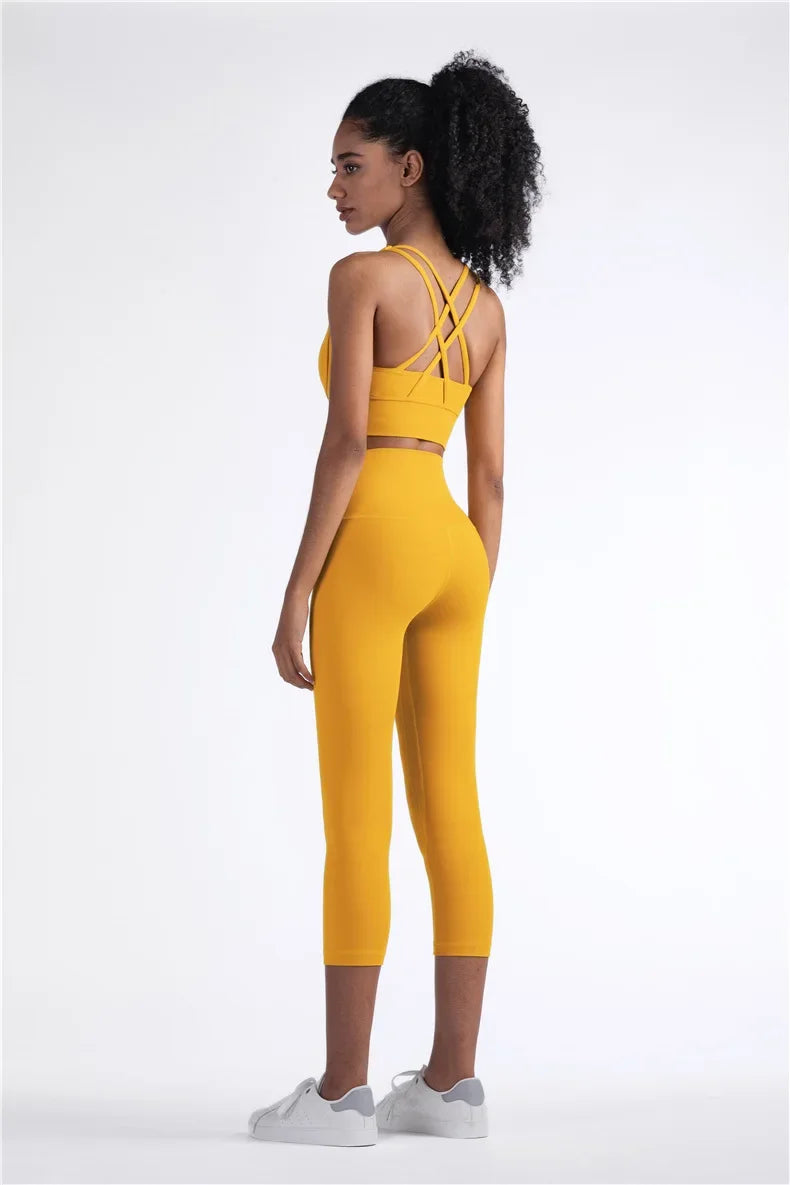 COZOK Cross Back Yoga Bra Tank Top Breathable For Women