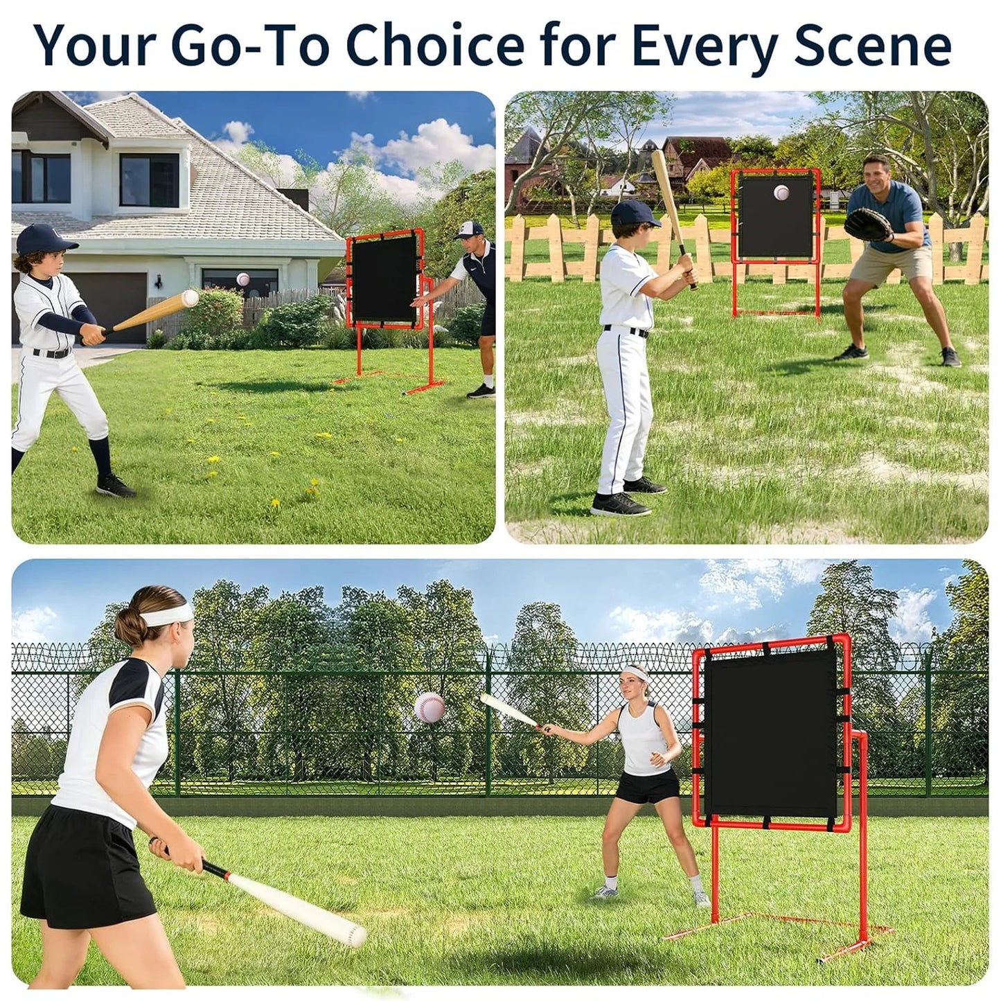 HiMISS Baseball Strike Zone Pitching Training For Plastic Wiffle Blitzball