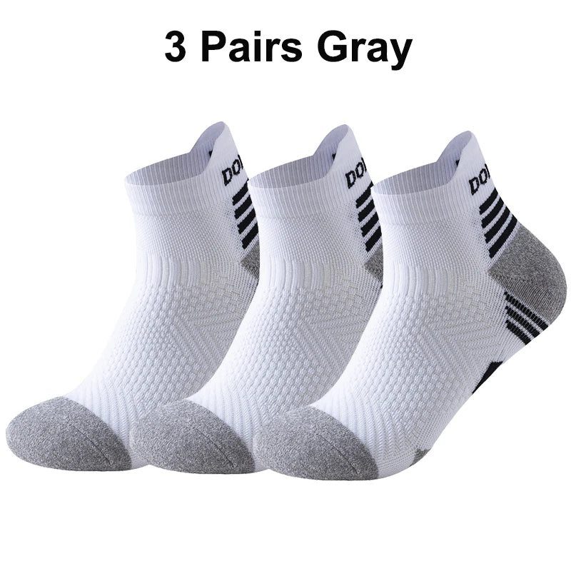 Marathon Running Socks for Men and Women Ankle Cushioned