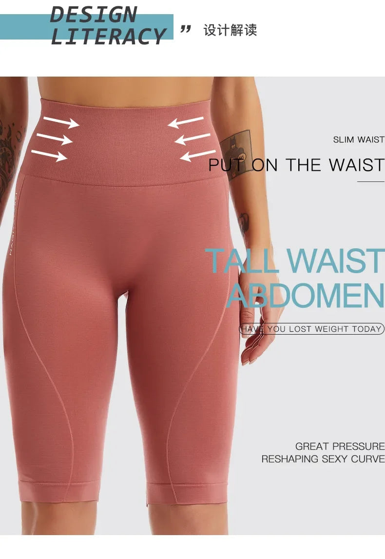 Womens Breathable Quick-Dry High-Waist Sports Yoga Pants For Workout