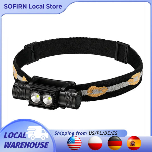 Sofirn H25S Mini LED Headlamp 1200 Lumen Rechargeable