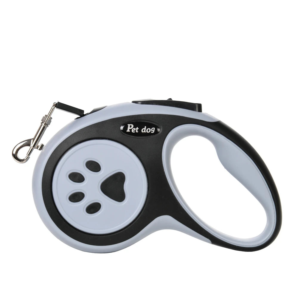 Retractable Nylon Dog Leash With ABS Case Heavy Duty