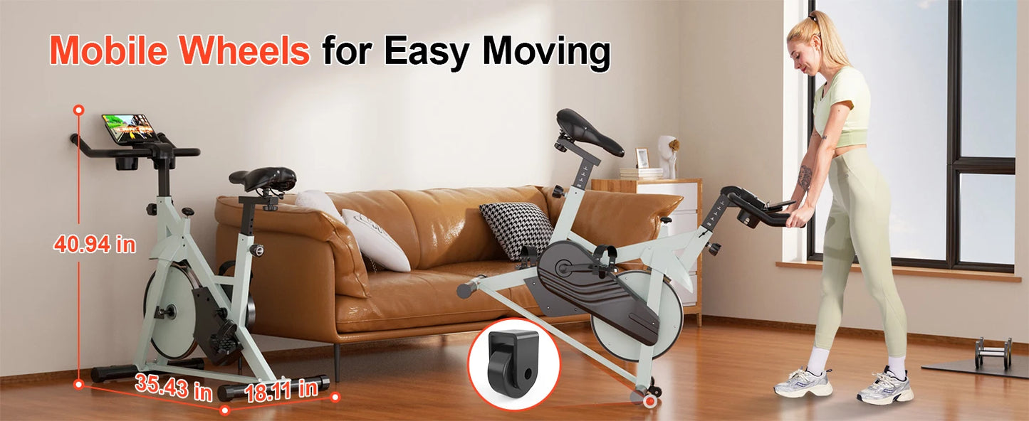 Superun 32 Level Magnetic Resistance Stationary Bike For Home Gym