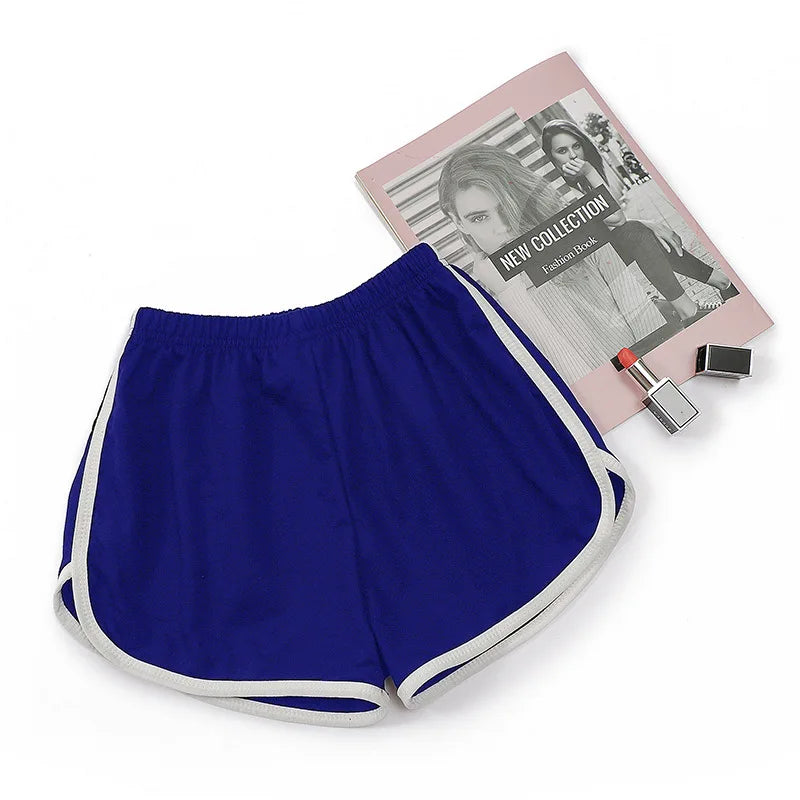 Women Yoga Shorts Breathable Mid Waist Casual Wide Leg