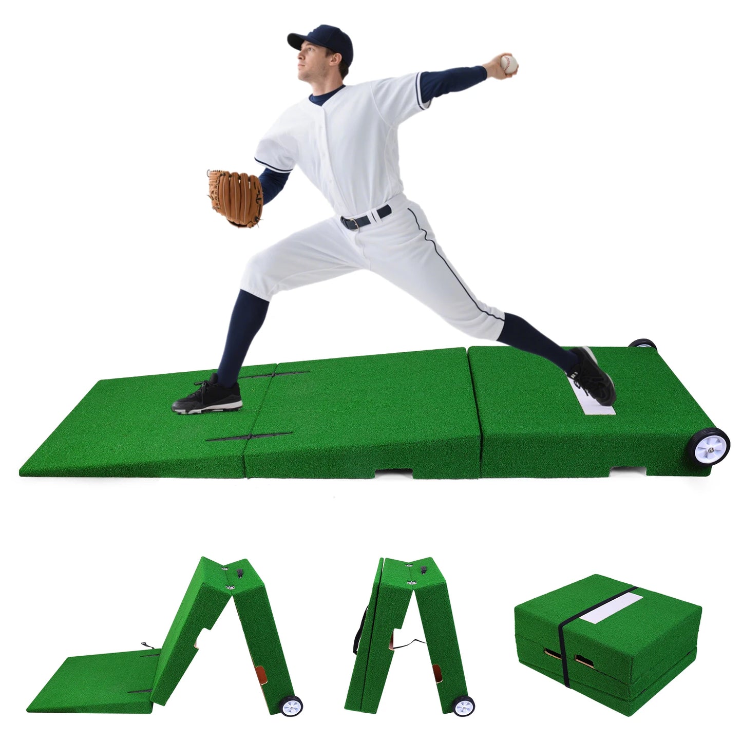 Baseball Pitching Mound Portable Foldable Practice Set