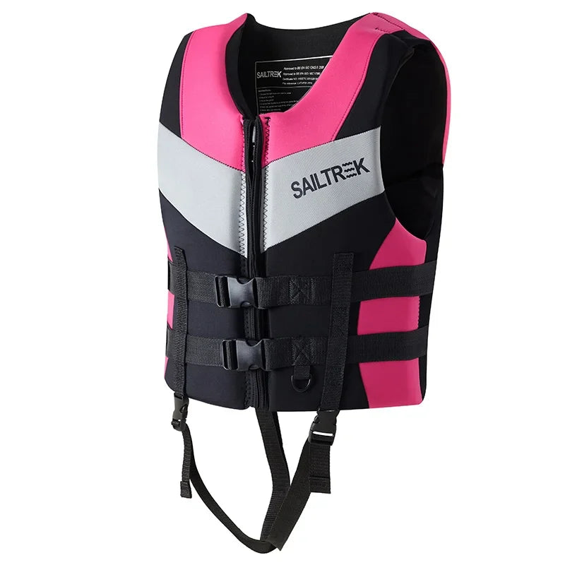 Life Jacket For Adults Kayak Jet Ski Wakeboard Sports Vest