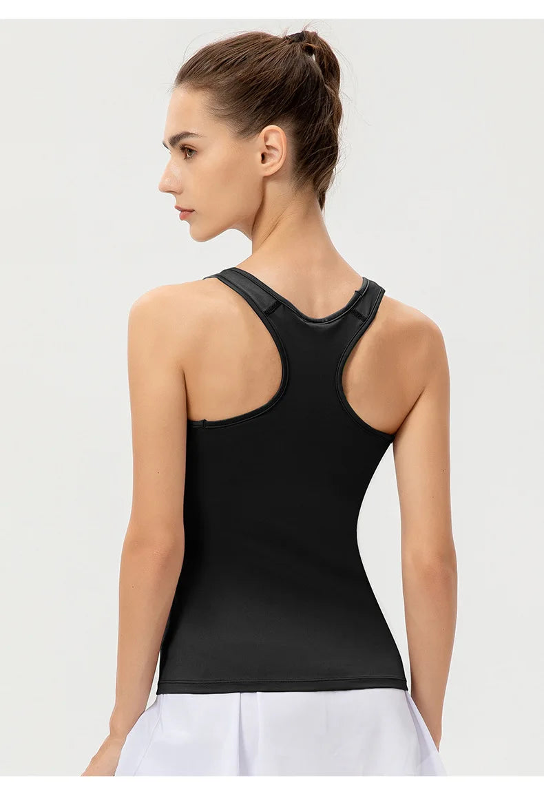 Women Quick Dry Performance Yoga Vest Sleeveless Sports Top