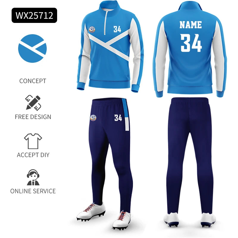 JianfeiCN Full Zip Fleece Tracksuit For Men And Women