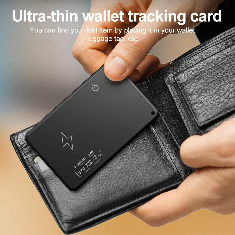 ALLOYSEED Wallet Tracking Card GPS Find My Bluetooth Tracker