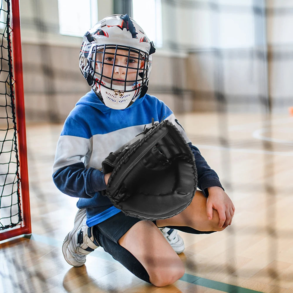 Leather Baseball Glove For Fielding And Softball Beginners