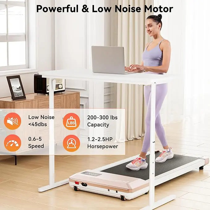 Superun 2In1 Home Office Walking Treadmill With App and Remote