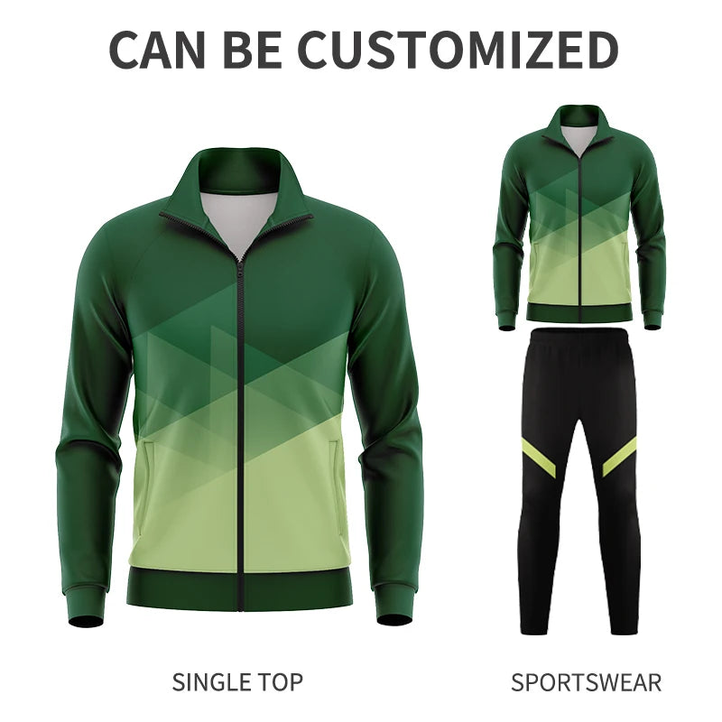 JianfeiCN Full Zip Fleece Tracksuit For Men And Women