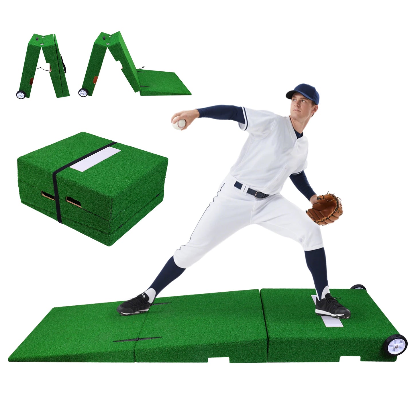 Baseball Pitching Mound Portable Foldable Practice Set