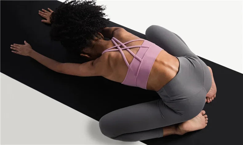 COZOK Cross Back Yoga Bra Tank Top Breathable For Women