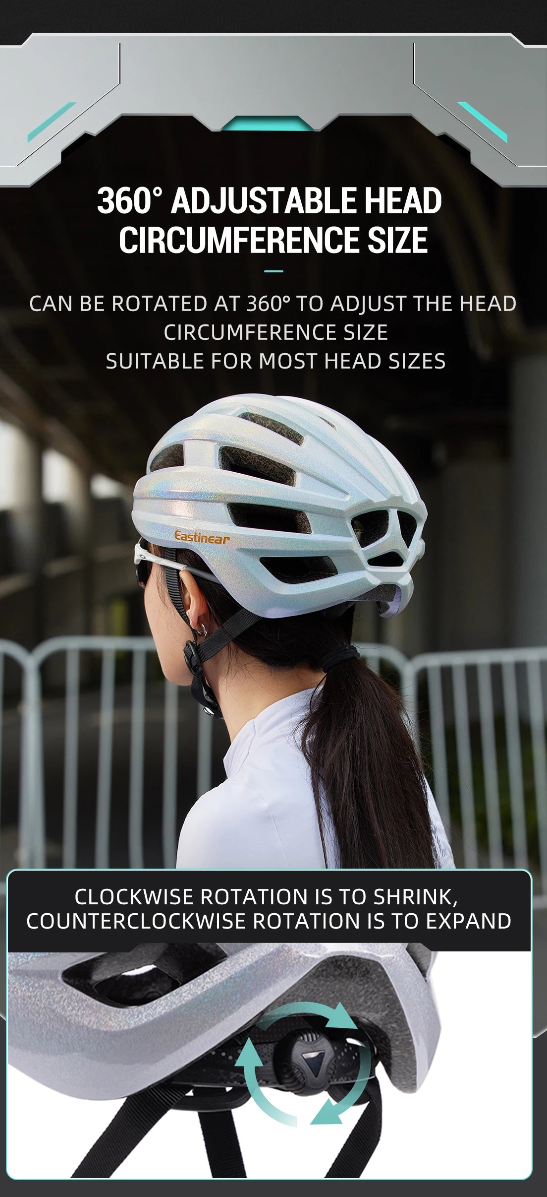 Eastinear Cycling Helmet For Road And Mountain Bikes CE Certified