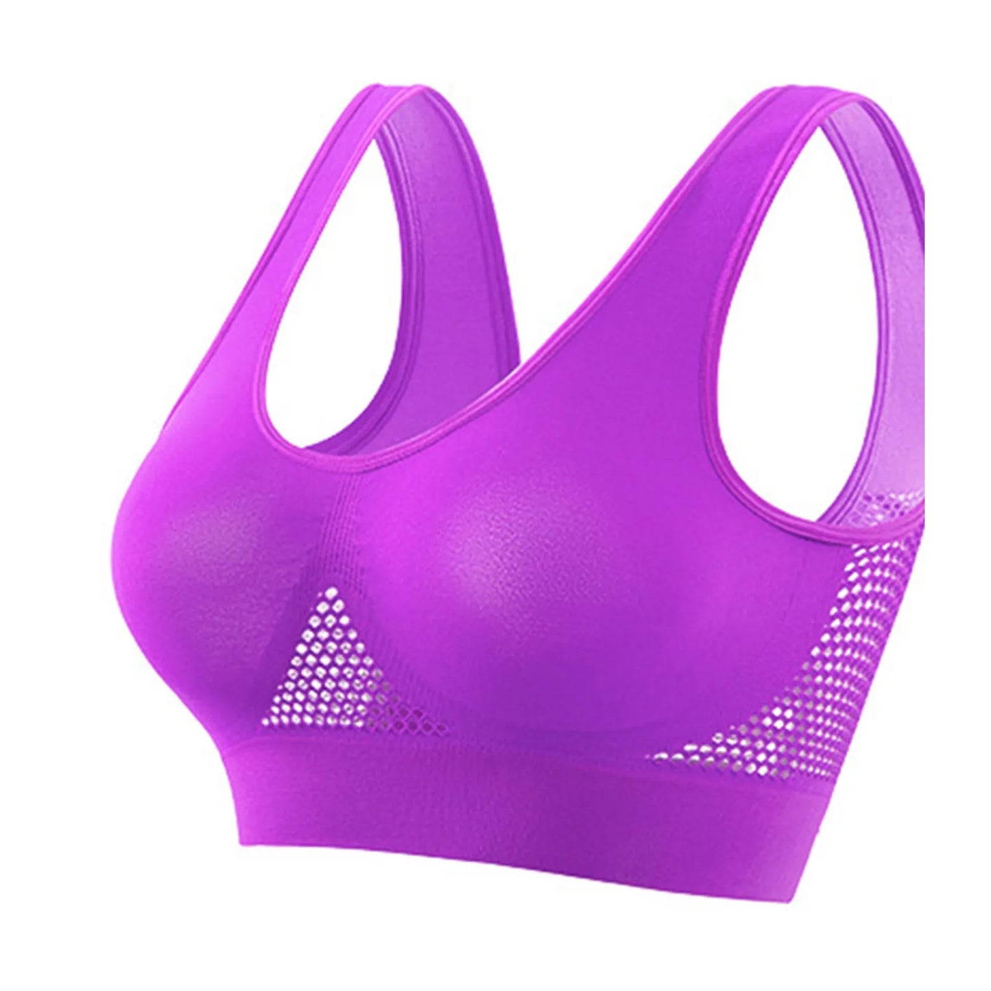 Breathable Womens Running Sports Bra With Shockproof Support Yoga Vest